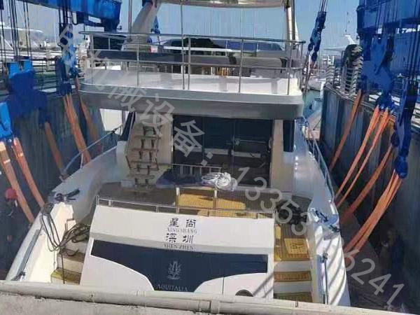 福建泉州游艇轮胎吊公司游艇搬运机结构可靠